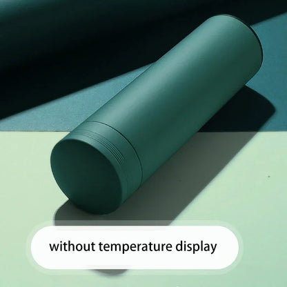 500ml Insulated Thermal Water Bottle with Digital Temperature Display - Leakproof Stainless Steel Vacuum Flask for Coffee and Milk