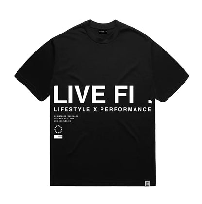 Men's Casual Summer T-Shirt for Fitness and Running - Short Sleeve Oversized Hip-Hop Style Top