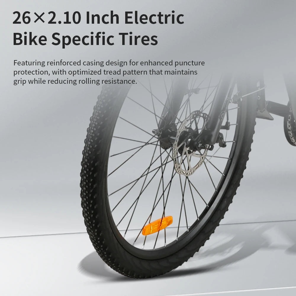 Electric Bike 400W Motor 48V15AH Removable Lithium Battery Electric Bicycle 26inch 21speed Adult Mountain Off-road Ebike