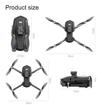 2025 New V168 Max Drone 8K Professional 5G GPS HD Dual Camera Photography 5KM Brushless Foldable Large Screen RC Quadcopter Toys