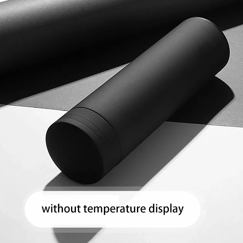 500ml Insulated Thermal Water Bottle with Digital Temperature Display - Leakproof Stainless Steel Vacuum Flask for Coffee and Milk