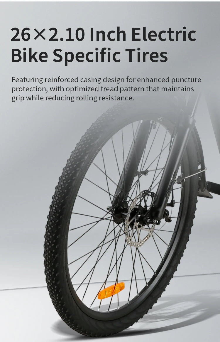 Electric Bike 400W Motor 48V15AH Removable Lithium Battery Electric Bicycle 26inch 21speed Adult Mountain Off-road Ebike