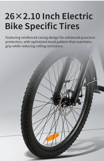 Electric Bike 400W Motor 48V15AH Removable Lithium Battery Electric Bicycle 26inch 21speed Adult Mountain Off-road Ebike