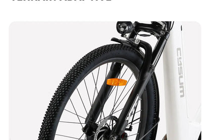 Electric Bicycle 26" 250W Motor 7S Removable Li-Battery Pedal Assist with Basket Luggage Rack Urban Unisex City Commuter E-bike