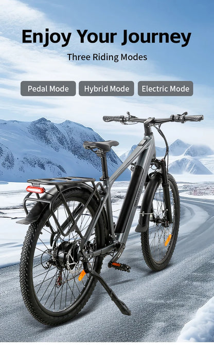 Electric Bike 400W Motor 48V15AH Removable Lithium Battery Electric Bicycle 26inch 21speed Adult Mountain Off-road Ebike
